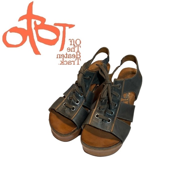 OTBT WOMENS’S Lace Up Platform Sandals Size 10 - Picture 13 of 14